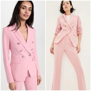 VERONICA BEARD Miller Dickey Jacket Blazer in Peony Pink SZ US 14